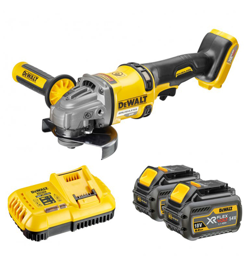 DEWALT 54V XR FLEX VOLT 125MM ANGLE GRINDER KIT