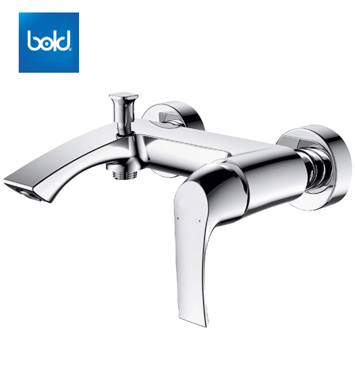 BOLD BATH SHOWER MIXER - ROSSO