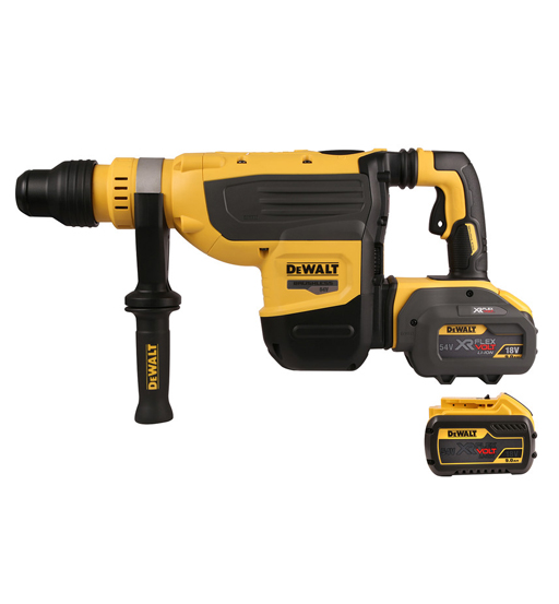 DEWALT 54V XR FLEXVOLT SDS MAX ROTARY HAMMER DRILL 2 X 9.0AH