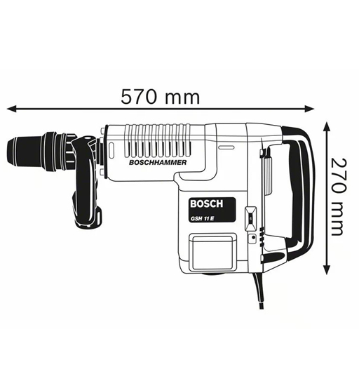 BOSCH GSH 11 E PROFESSIONAL DEMOLITION HAMMER WITH SDS MAX