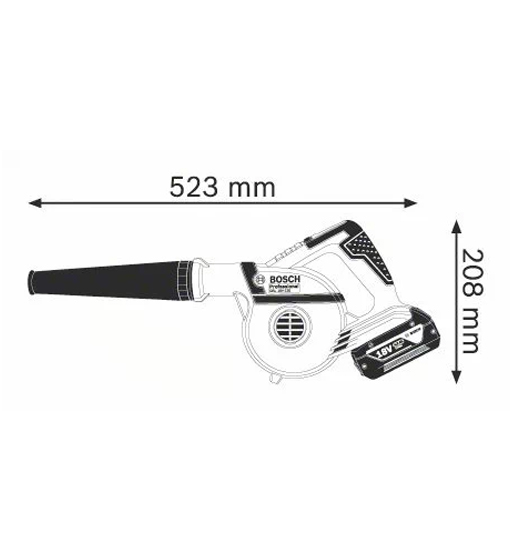 BOSCH GBL 18V-120 PROFESSIONAL CORDLESS BLOWER