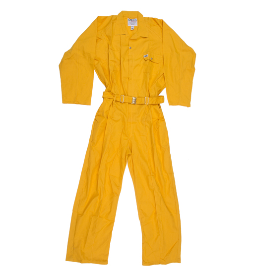 UKEN COVERALL  POLYSTER 65% / COTTON 35% - YELLOW COLOR-XXXL