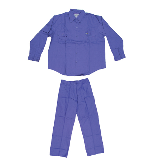 UKEN PANT SHIRT  POLYSTER 65% / COTTON 35% -LIGHT BLUE(XXL) 