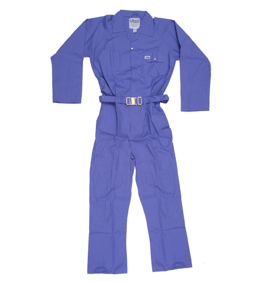 UKEN COVERALL  POLYSTER 65% / COTTON 35% - LIGHTBLUE COLOR-S