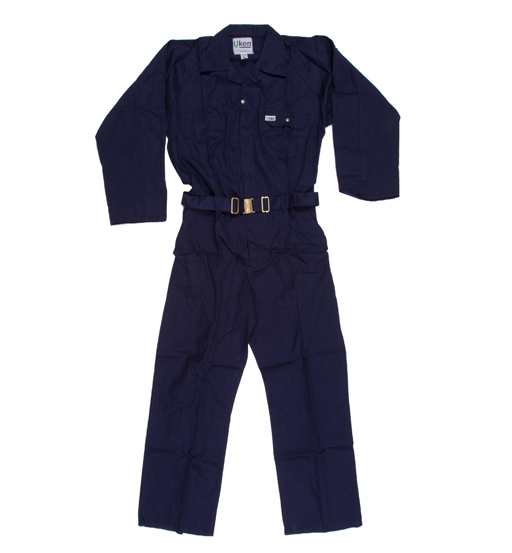UKEN PANT SHIRT POLYSTER 65%/COTTON 35%-   DARK BLUE- XXL