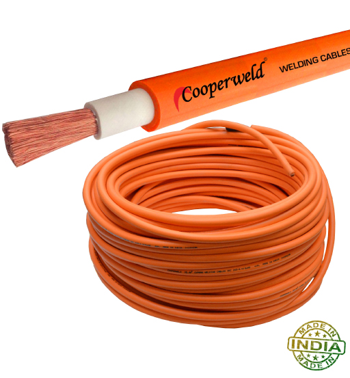 WELDING CABLE DOUBLE INSULATED 70MM ORNAGE-COOPERWELD