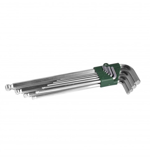 UKEN ALLEN KEY SET BALL HEAD - EXTRA LONG-10PCS