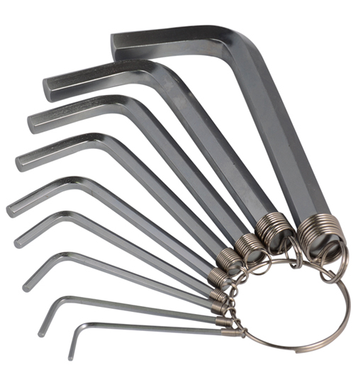 SAFE PLUS ALLEN KEY SET 10PCS - 1.5MM TO 12MM