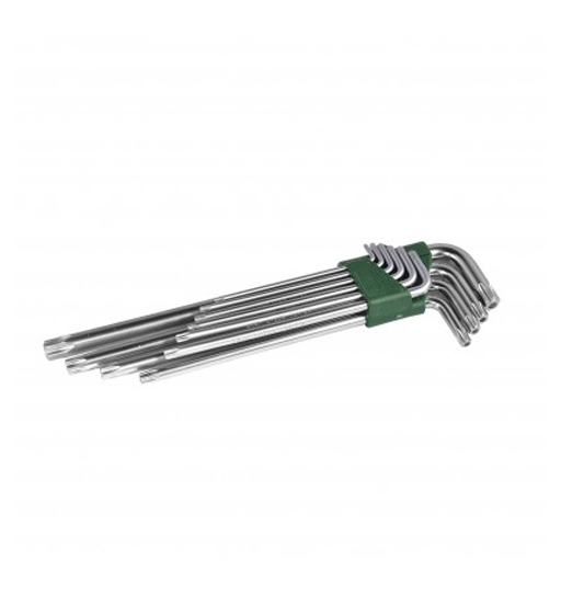 UKEN TORX KEY SET - 10PCS EXTRA LONGT