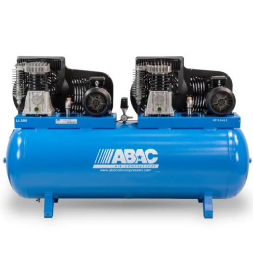 AIR COMPRESSOR 900LTR 7.5+7.5HP 3PH 11BAR 1654L/MIN-ABAC