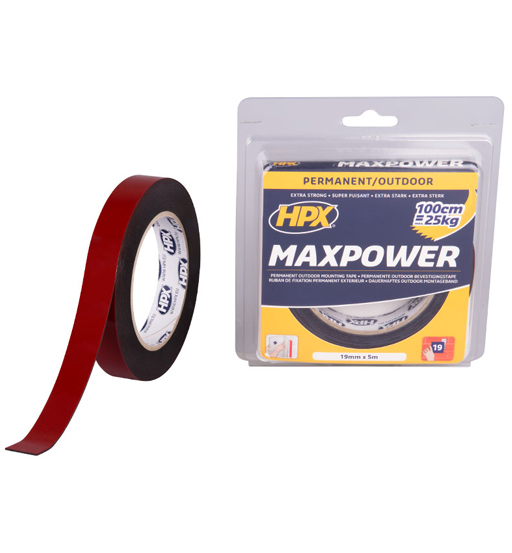 HPX MAX POWER OUTDOOR BLACK 19MMX5M