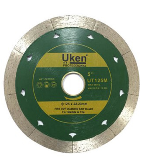 UKEN FAST & FINE CUT DIAMOND SAW BLADE 125MM