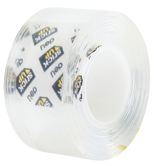 DOUBLE SIDE MOUNTING TAPE CLEAR DELI  25.4X1X1.5MM