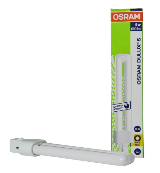 OSRAM PL LAMP 9W 2P 830                 