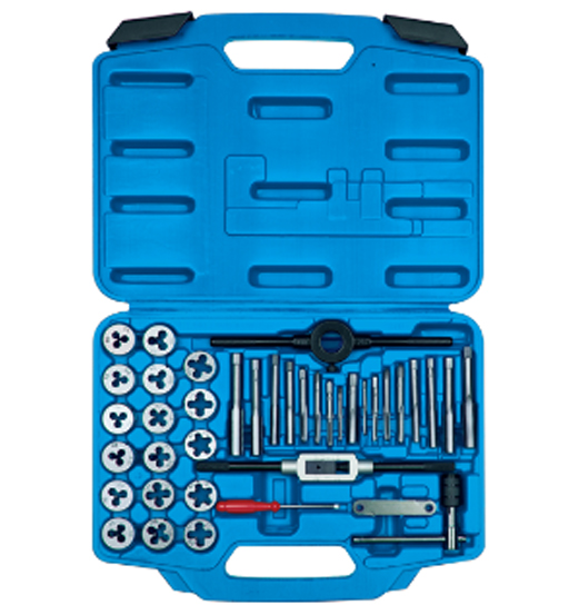 KING TONY TAP & DIE SET METRIC 39PC #129