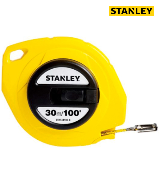 STANLEY CLOSED CASE STEEL MEASURING TAPE 30M