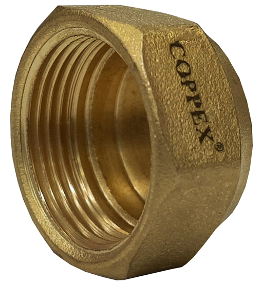 COPPEX AC SPLEET VALVE CAP 5/8 P
