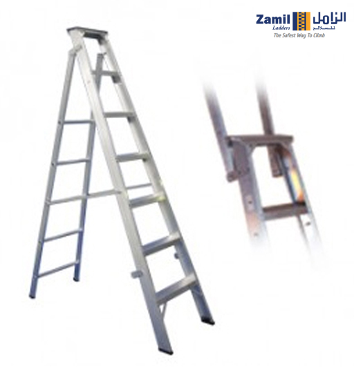 DUAL PURPOSE EXTENSION 7 STEP LADDER-ZAMIL