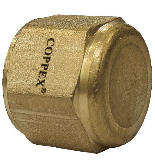 COPPEX AC FLARE DEAD NUT 5/8