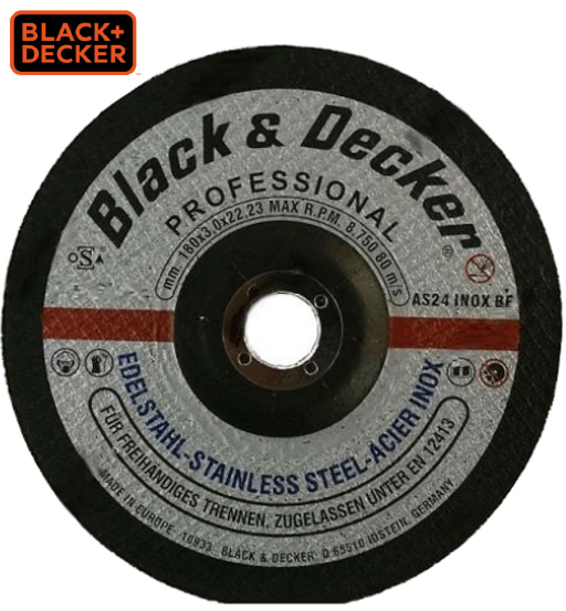 BLACK&DECKER 4-INCH S.STEEL CUTTING DISC