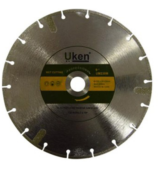 UKEN ELECTROPLATING DIAMOND SAW BLADE 230MM