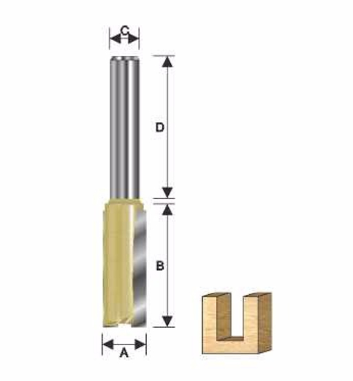 ARDEN ROUTER BIT STRAIGHT 30 X 12MM