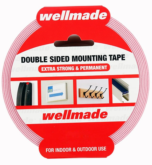 WELLMADE DOUBLE SIDE MOUNTING TAPE 19MMX33MTR 