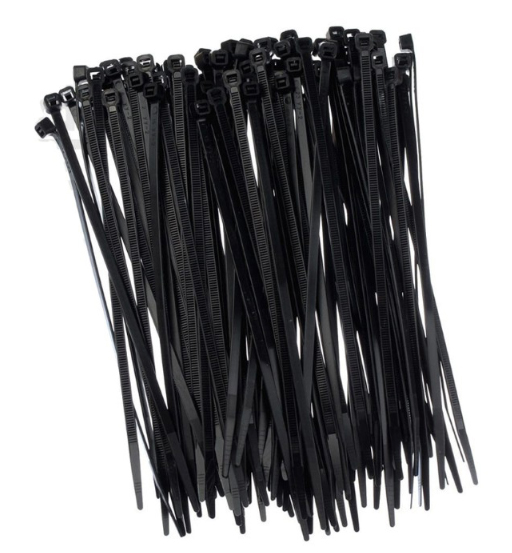 CABLE TIE 130 X 2.5 MM (100/PKT) BLACK SAFEPLUS 