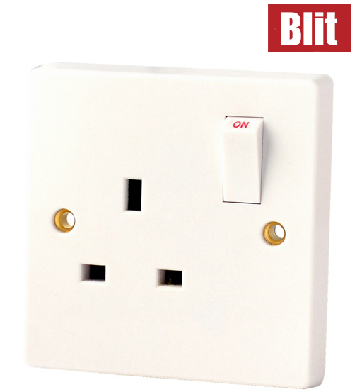 BLIT SWITCH SOCKET 13AMP SINGLE