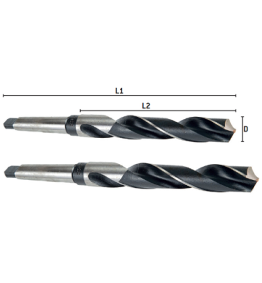 UKEN TAPER SHANK DRILL BIT 13 x 182 x 101MM (D X L1 X L2)