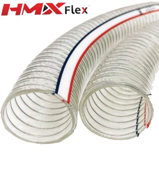REINFORCED HOSE 1 1/4'' WITH HELIX/STEEL WIRE-30MTR