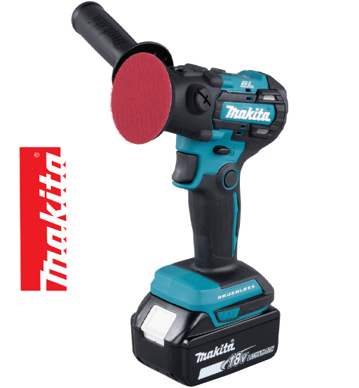 MAKITA CORDLESS SANDER POLISHER (BL/XPT) FOR 18V LI-ION LXT 75MM WITH POWER PACK XGT