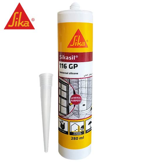 SIKAFLEX SILICON SEALANT CLEAR 116 GP 280ML