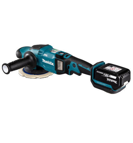 MAKITA CORDLESS RANDOM ORBIT POLISHER(BL) FOR 18V LI-ION LXT WITH BATTERY AND CHARGER KIT