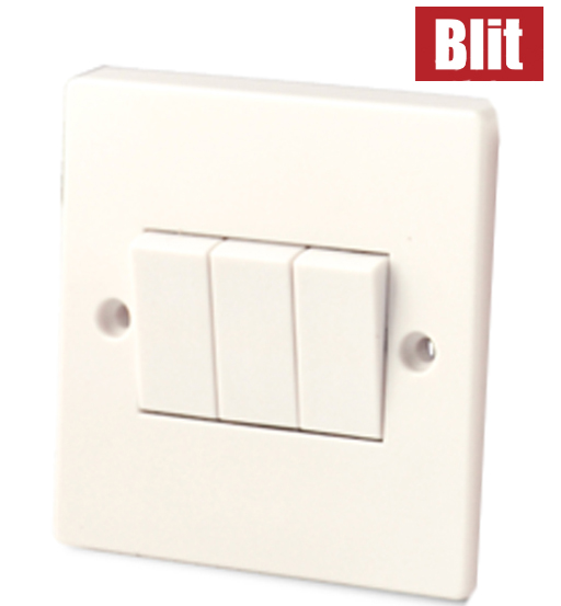 BLIT-SWITCH 10AMP 3G 1WAY