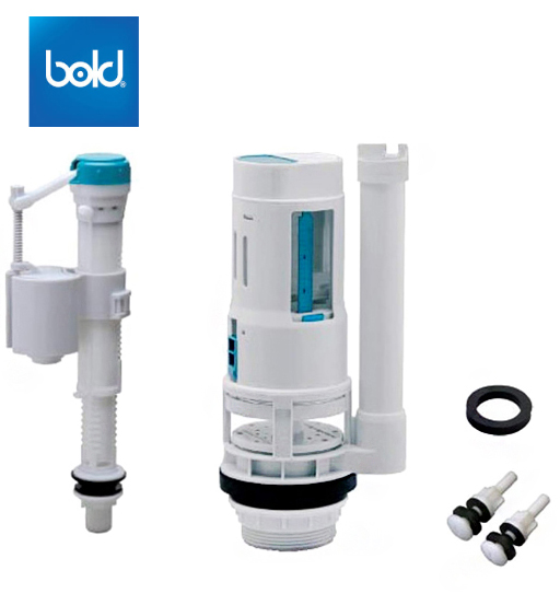 BOLD BOTTOM FILL FLUSHING MACHANISM FOR TWO PIECE TOILET