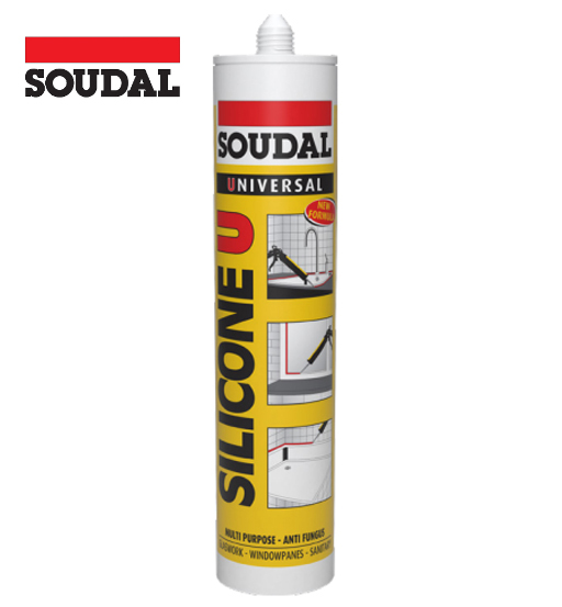 SOUDAL SILICONE GREY 280 ML   