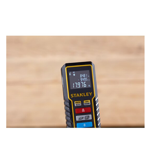 STANLEY® 30M LASER DISTANCE MEASURER WITH BLUETOOTH CONNECTIVITY(TLM99S)