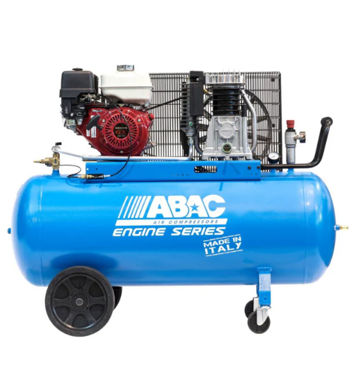 AIR COMPRESSOR 500LTR PETROL DRIVEN 12HP 11BAR 970RPM 900L/MIN-ABAC