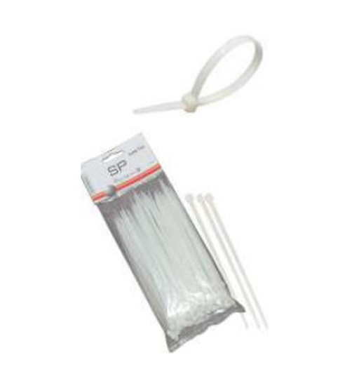 SAFEPLUS CABLE TIE 370 X 3.6 MM (100/PKT) WHITE SP