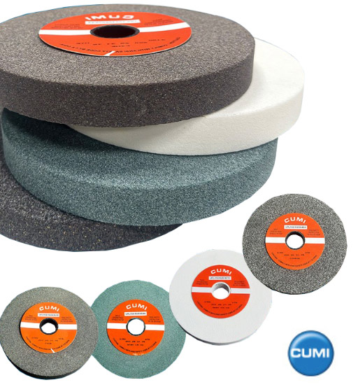 CUMI CARBORANDUM GRINDING WHEEL 150 X 20 X 31.75 AA60 K5 V8 WHITE