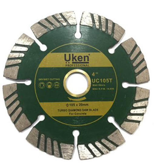 UKEN TURBO DIAMOND SAW BLADE 105MM