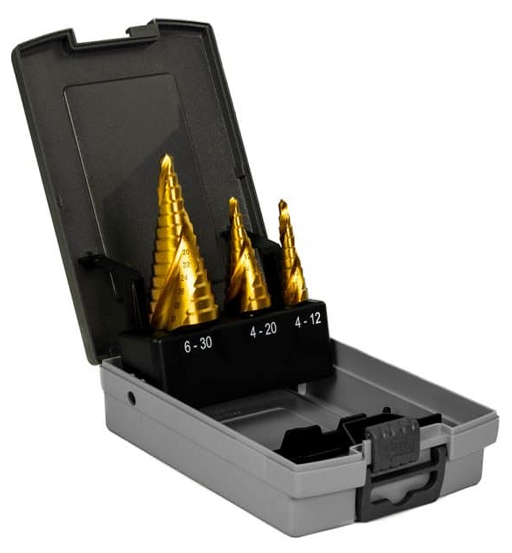 EUROBOOR STEP DRILL BIT SET   