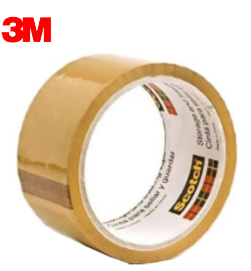 3M SCOTCH TAN PACKAGING TAPE 48MM X 100Y