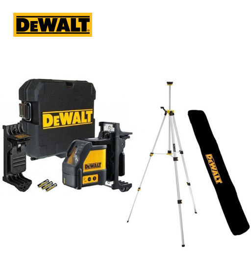 DEWALT DW088KTRI-XJ MULTI LINE LASER WITH NEW TRIPOD; 50FT RANGE