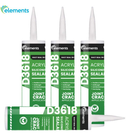 ELEMENTS D3618 ACRYLIC SEALANT-GREY COLOR 