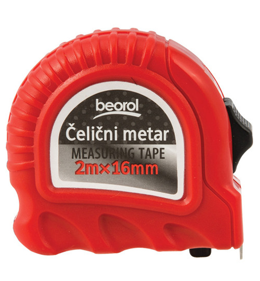 BEOROL MEASURING TAPE STEEL 2MTR        