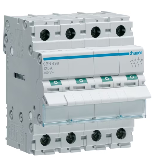 ISOLATOR 100A 4P HAGER #SB499