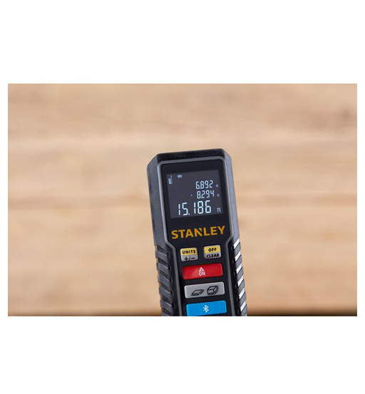 STANLEY® 35M LASER DISTANCE MEASURER WITH BLUETOOTH CONNECTIVITY(TLM99Si)