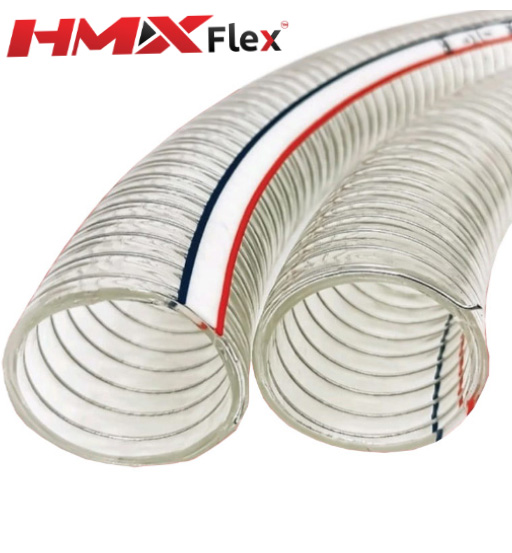 REINFORCED HOSE 1'' WITH HELIX/STEEL WIRE-50MTR